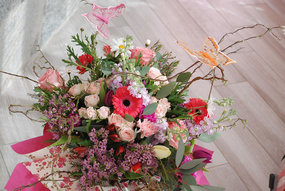 Miniatura: Bouquet Glamour con mimosa (€25/200)