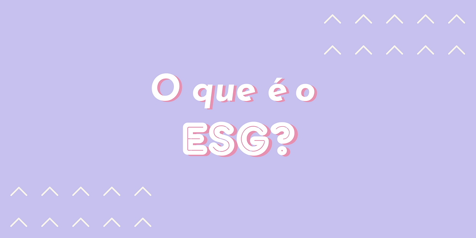 O que é ESG?