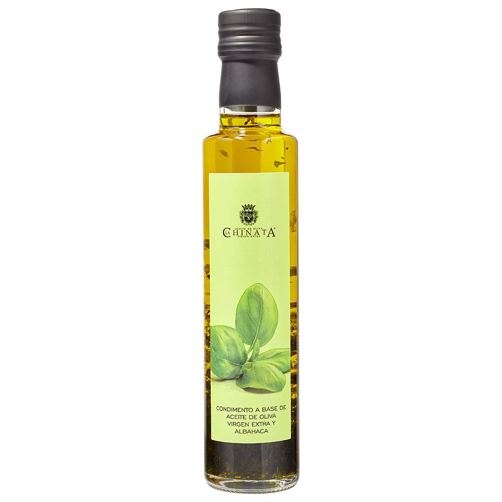 Aceite de Oliva Virgen Extra con Albahaca 250mL