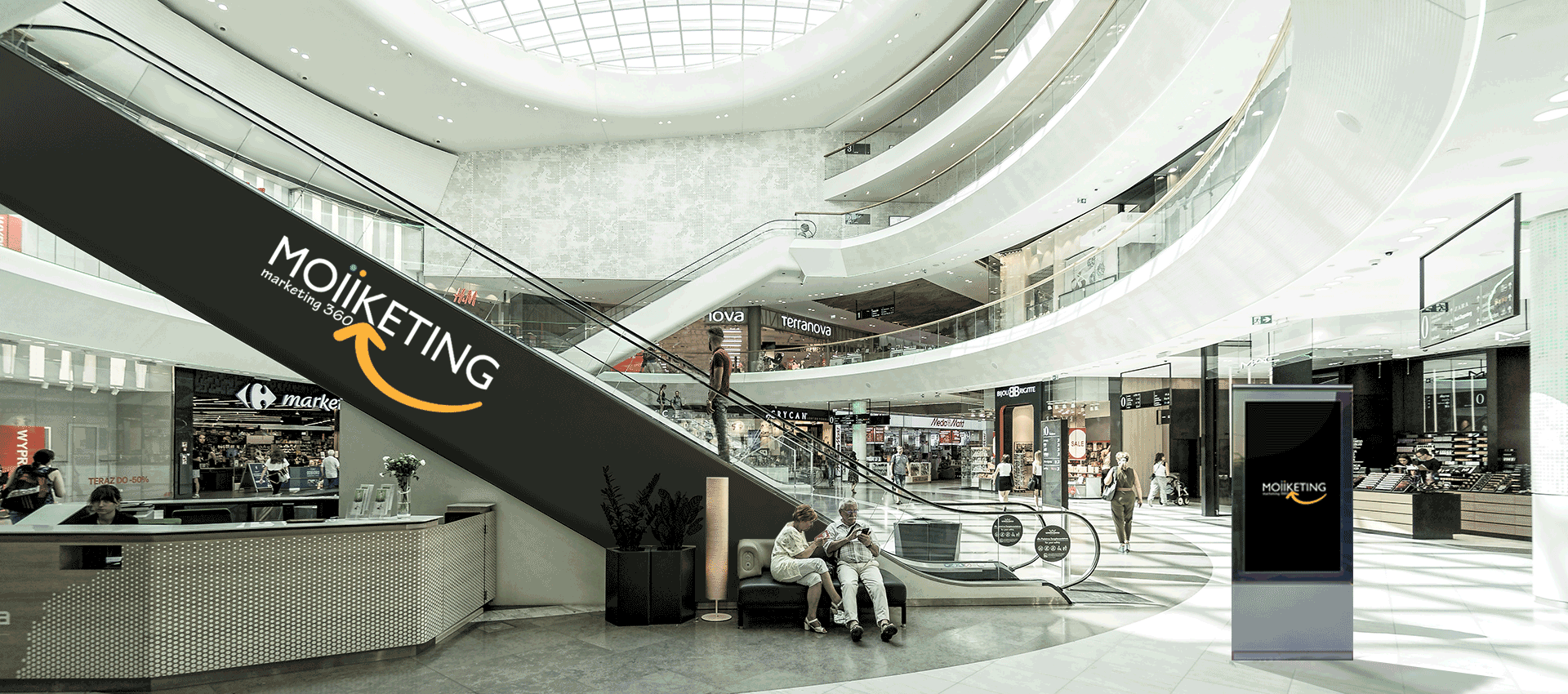 publicidad en shoppings