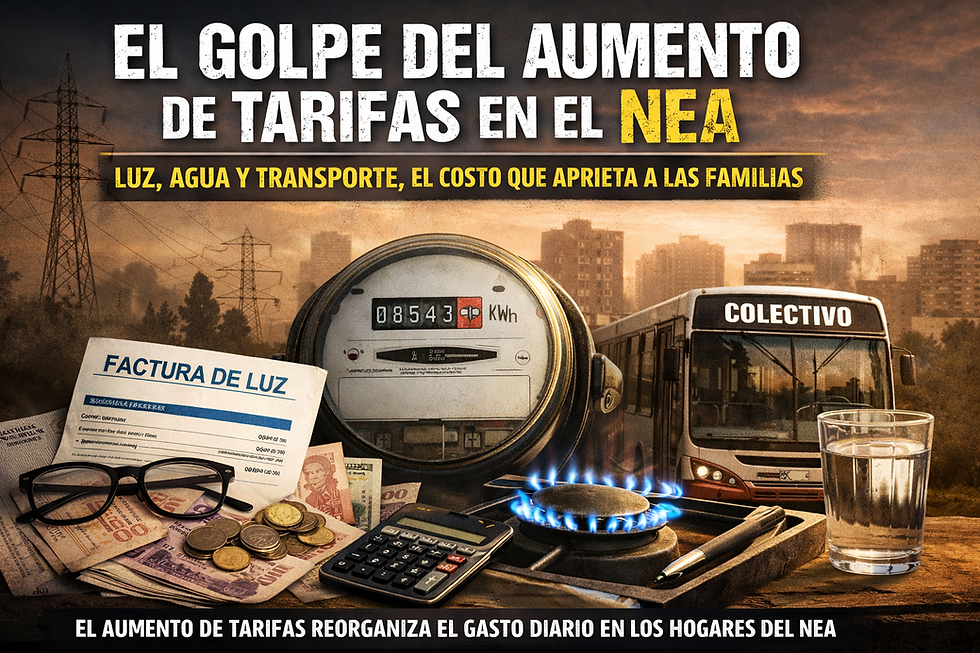 Luz, agua y transporte: cómo los ajustes están reordenando el consumo diario y forzando decisiones familiares