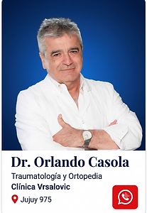 Dr Orlando Casola Traumatólogo