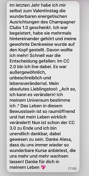 Bewertung von Alexas Arbeit