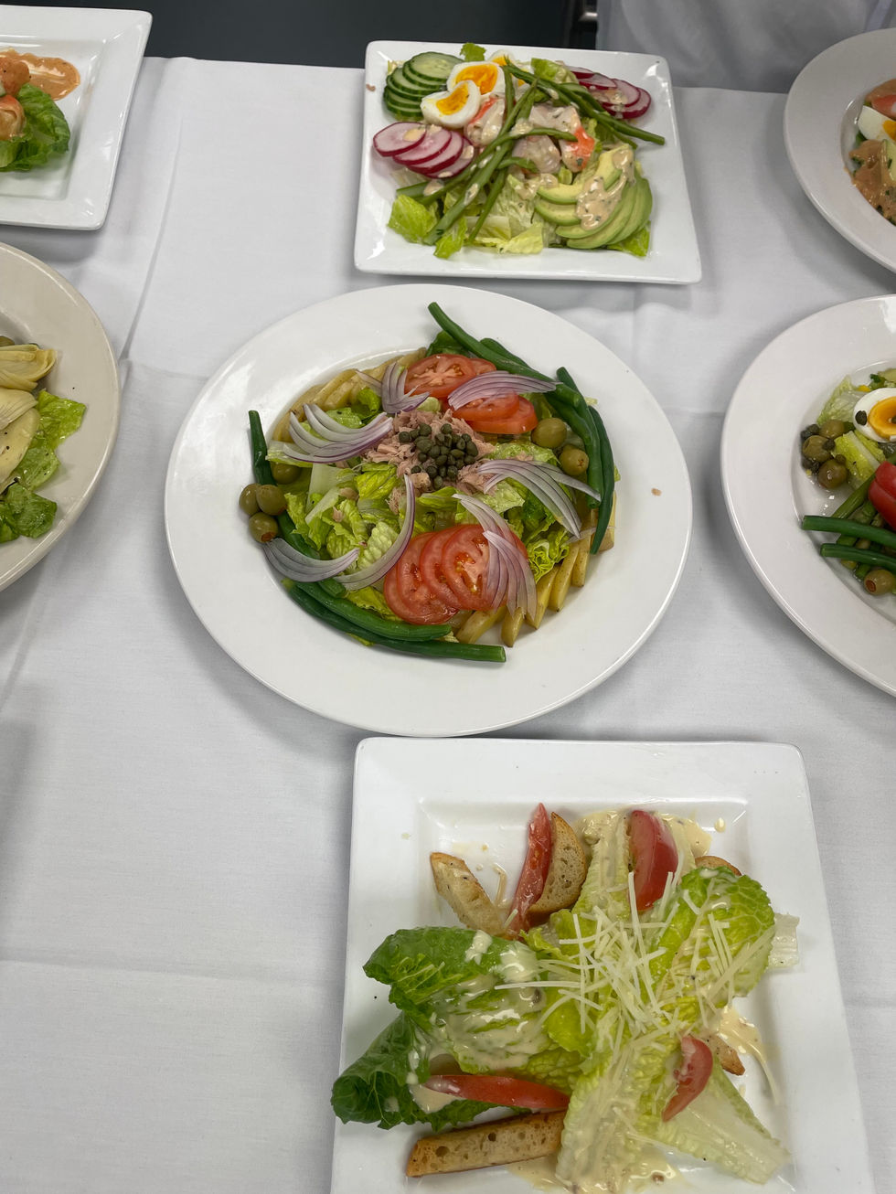Caesar, Crab Louis, Nicoise