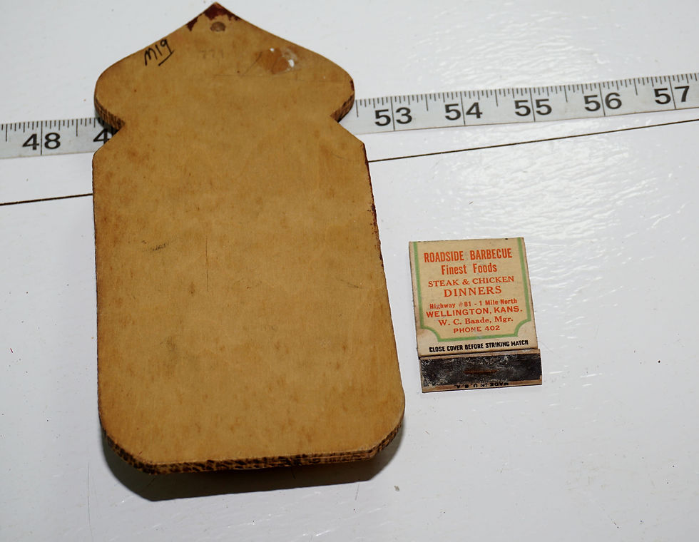 Thumbnail: Wooden Match Holder Safe With Dine And Dance Matches