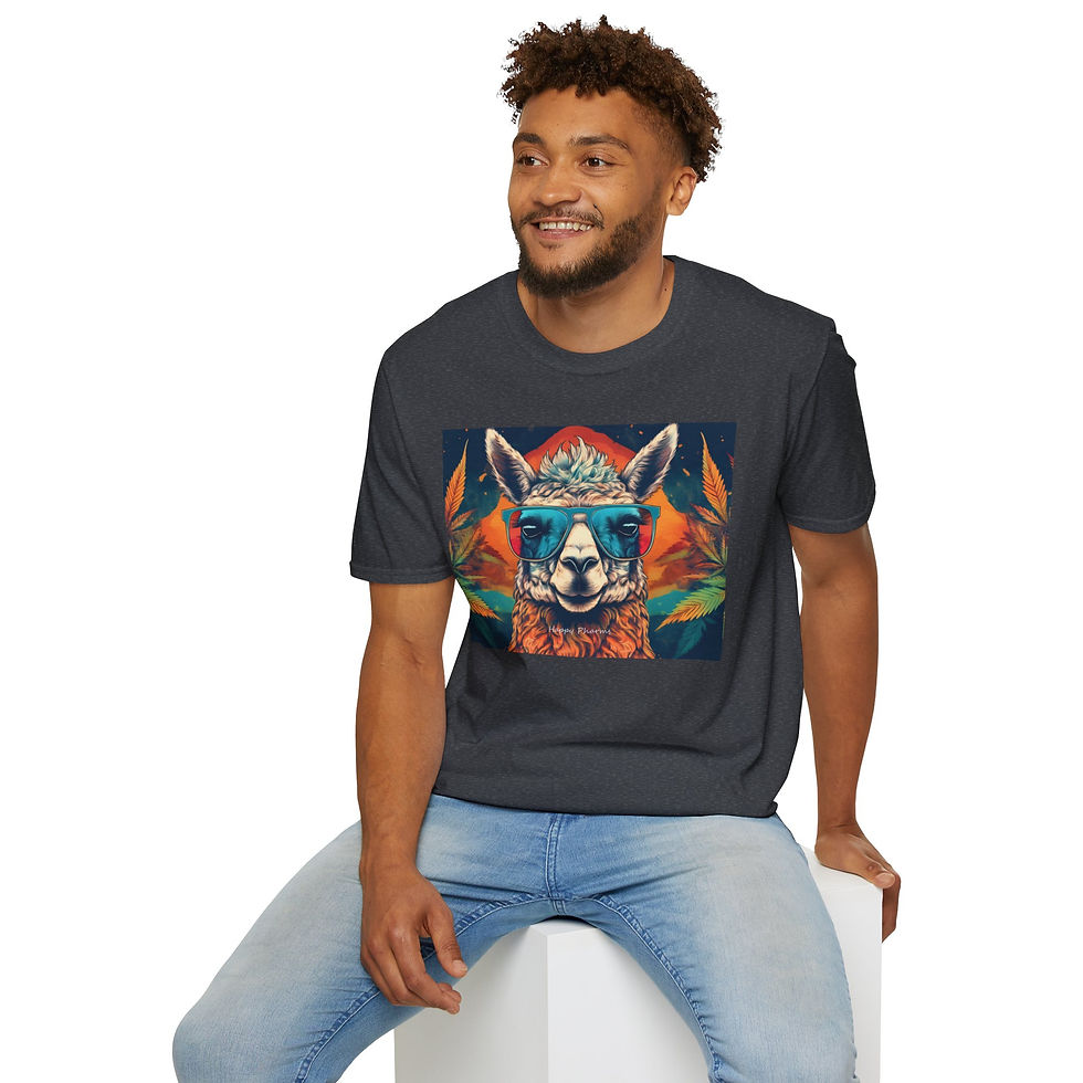 Chill Llama Graphic Unisex Softstyle T-Shirt
