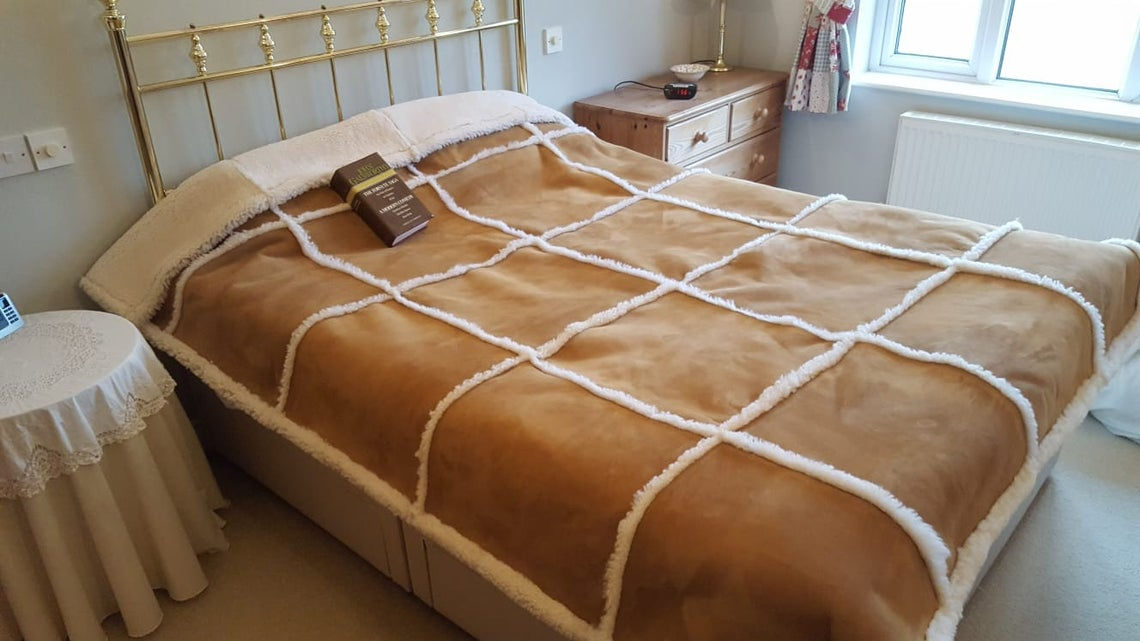 Luxury Sheepskin Blanket Throw