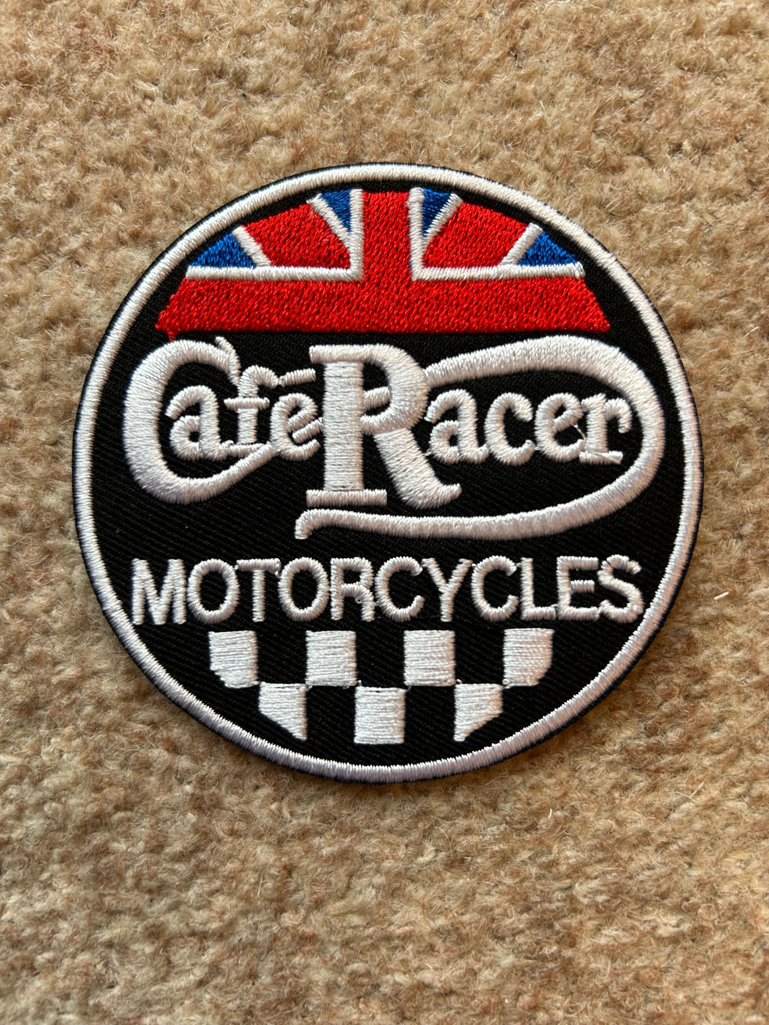 Jacket or Vest - Embroidered Patch * Cafe Racer M/C *