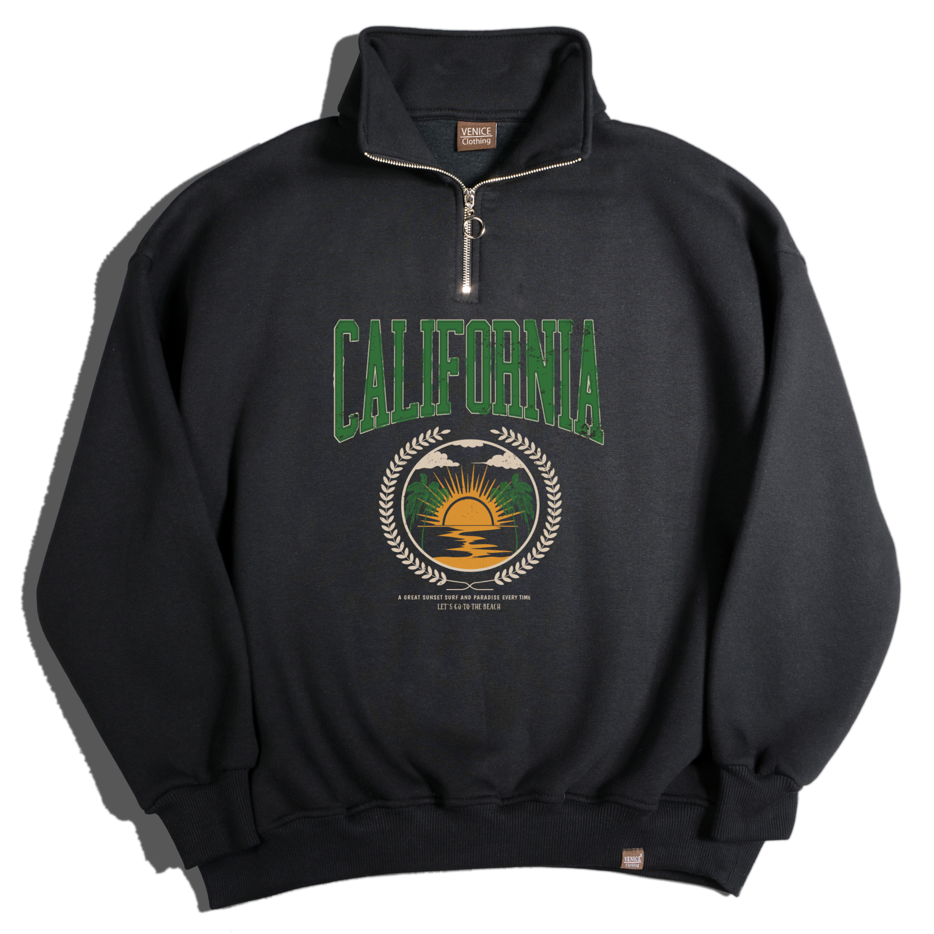 California Oversize Halfzip Sweatshirt