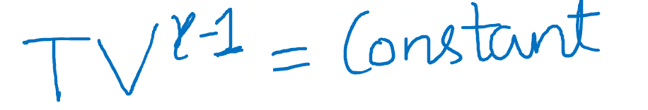 Relation between temperature and volume in adiabatic process