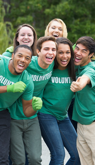 Los voluntarios