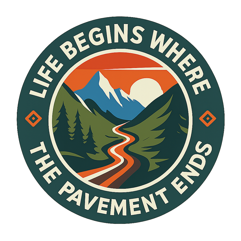 "LIFE BEGINS..." 4" Matte Vinyl Sticker