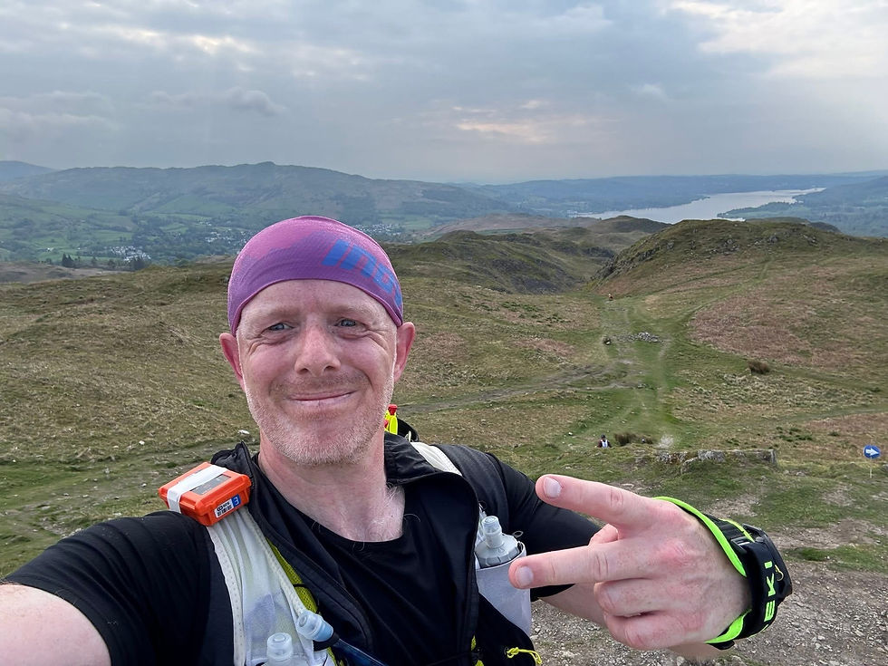 top of Loughrigg fell. view for miles!!!
