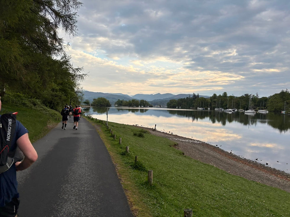 lake windermere. very early on