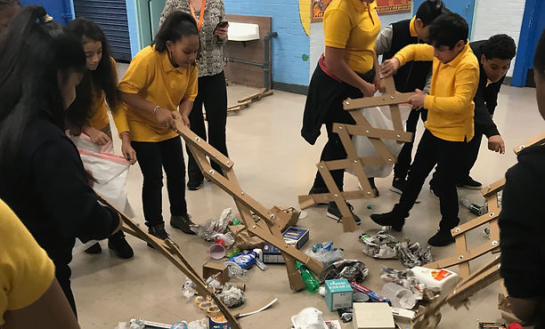 Testing and evaluating trash collector simple macine projects