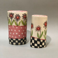 Daisy vase ceramics