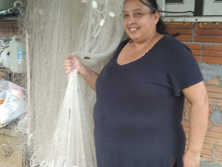 Vida de pescadora: conheça a história de Rosilene da Silva