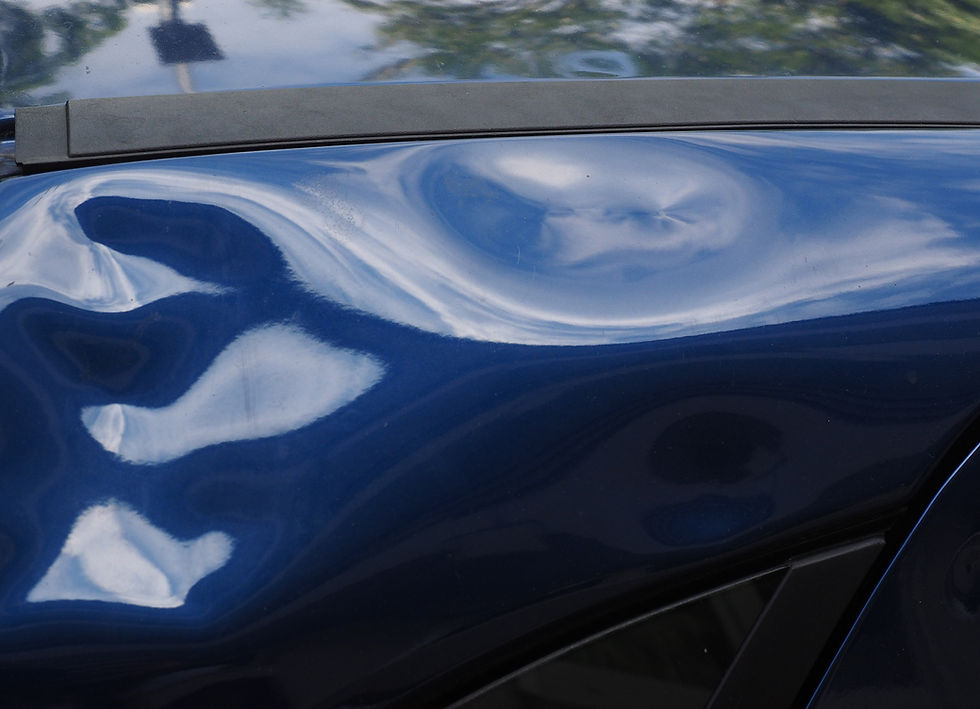 Car Dent Reflection
