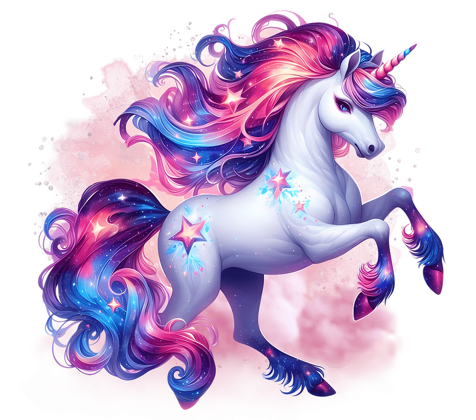 Galaxy Hair Unicorn