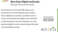 Recomendações para a Promoção do Bem-Estar Digital nas Escolas