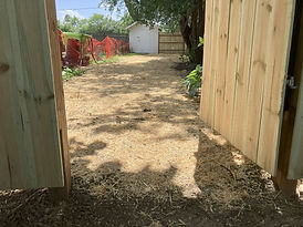 Top soil image with seed and straw