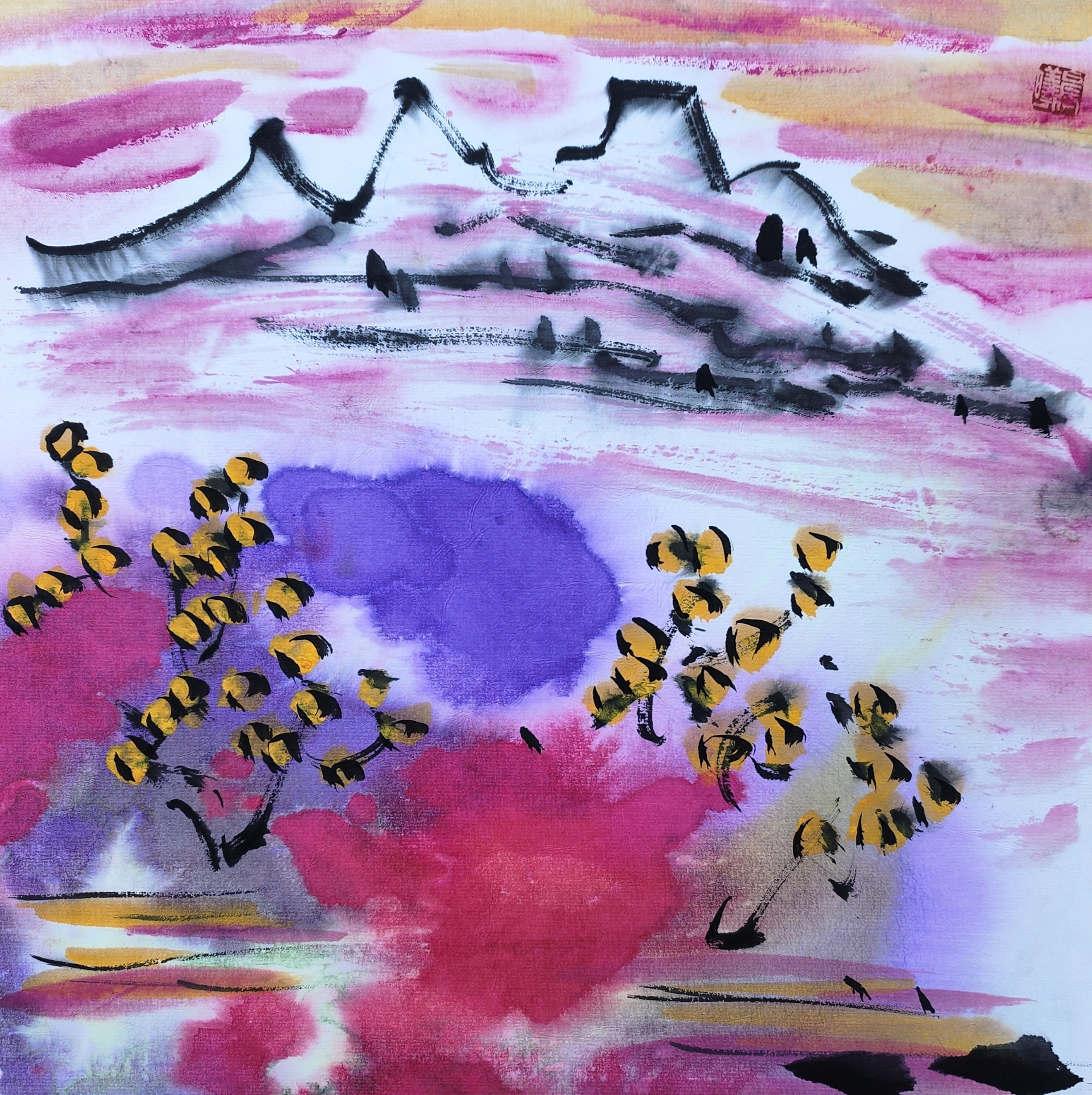 Warm Rhythms of the Evening Mountains