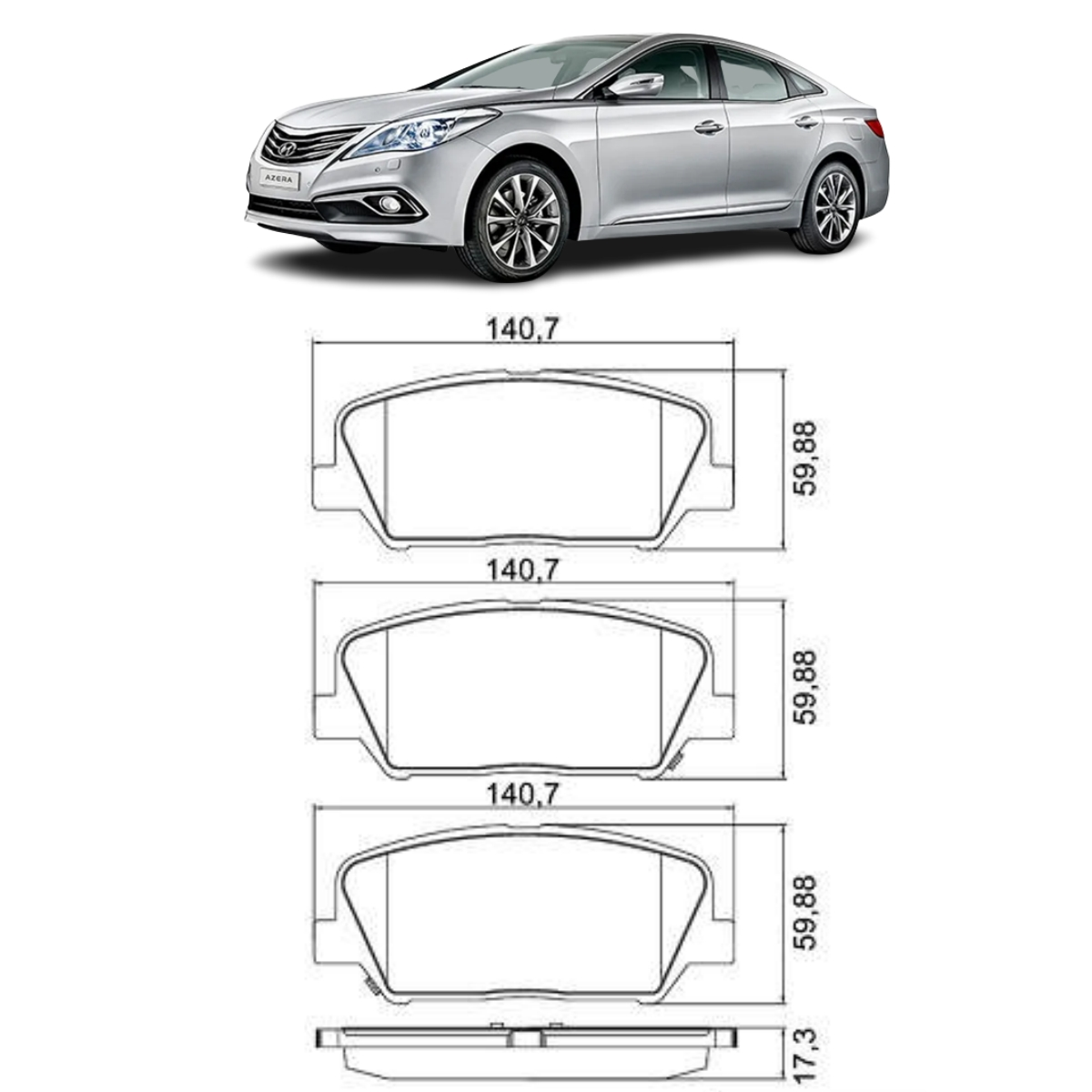 Jogo Pastilha Freio Dianteiro  BREMSYS