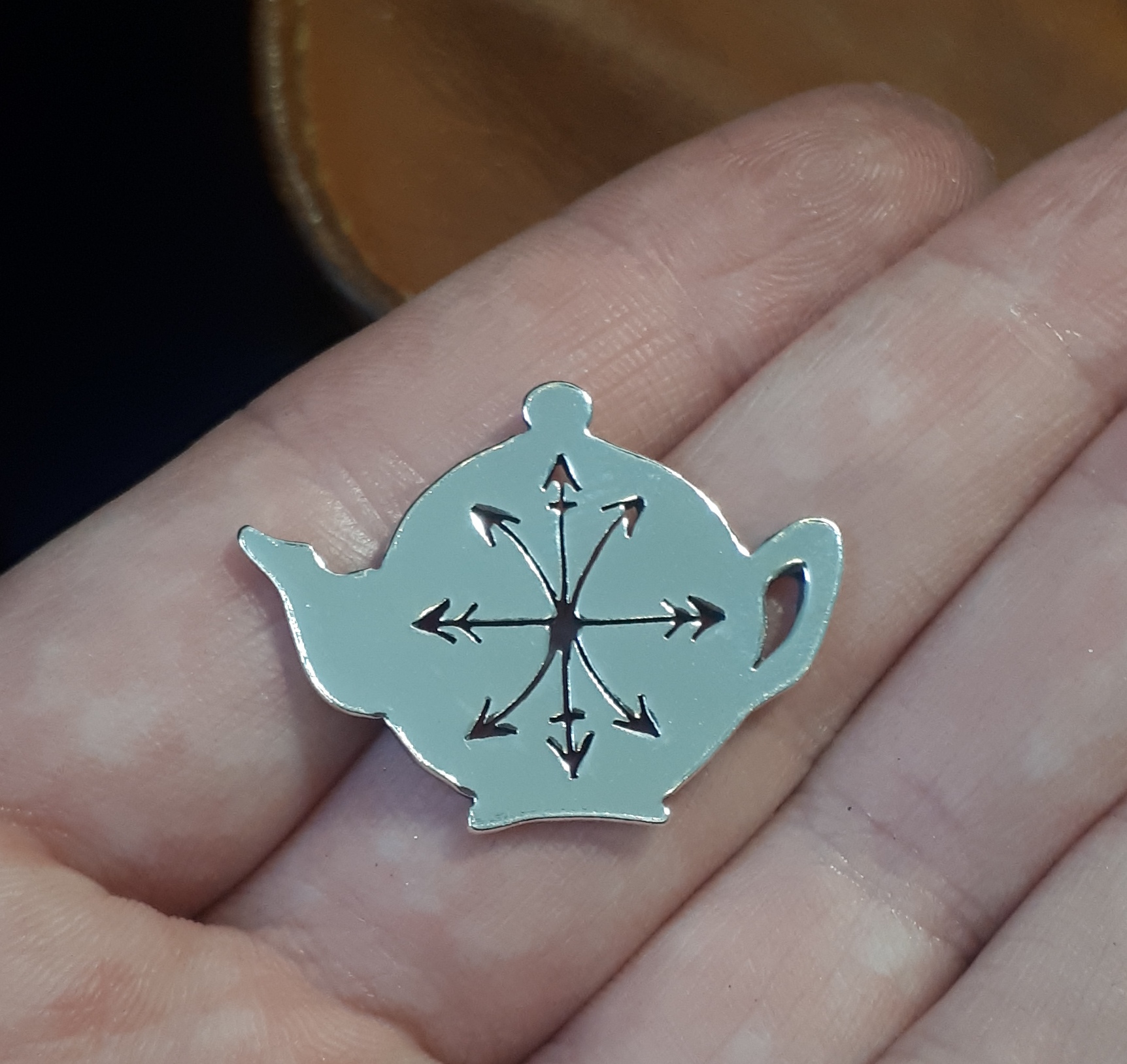 Teapot Badge