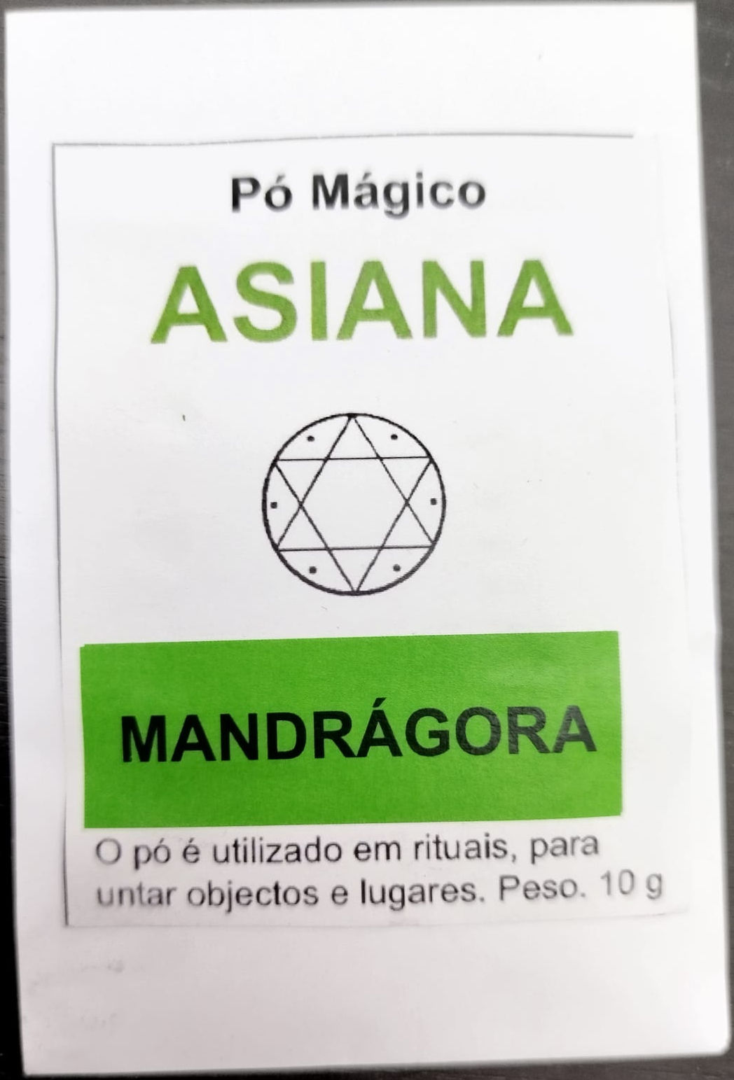 Pó Mágico Mandrágora