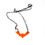 Thumbnail: Orange Acrylic Bat Necklace