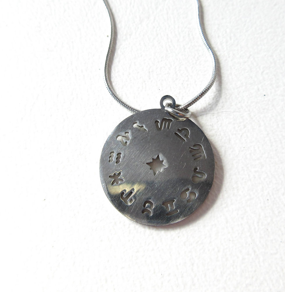 Thumbnail: Stainless Steel Zodiac Necklace
