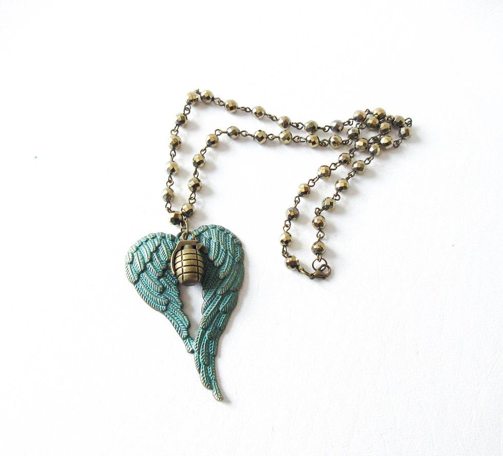 Thumbnail: The Angel Maker Necklace Gold or Silver