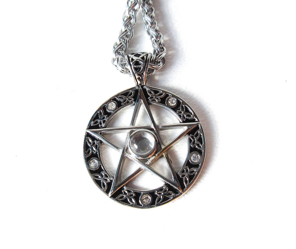 Thumbnail: Stainless Steel Pentagram Necklace