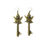 Thumbnail: Skull Sword Key Earrings