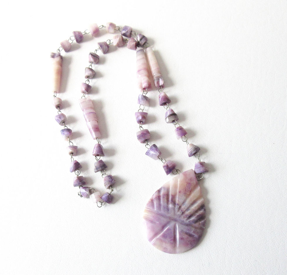 Thumbnail: Purple Agate Necklace