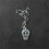 Thumbnail: Gray Agate Skull Necklace