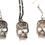 Thumbnail: 13 Skull Charm Necklace and Earring Set