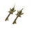Thumbnail: Skull Sword Key Earrings