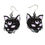 Thumbnail: Spooky Pastel Earrings Skull Cat or Poison Bottle
