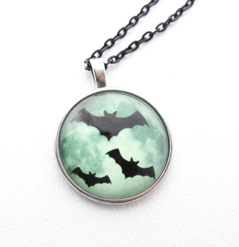 Thumbnail: Glow in the Dark Bat Necklace