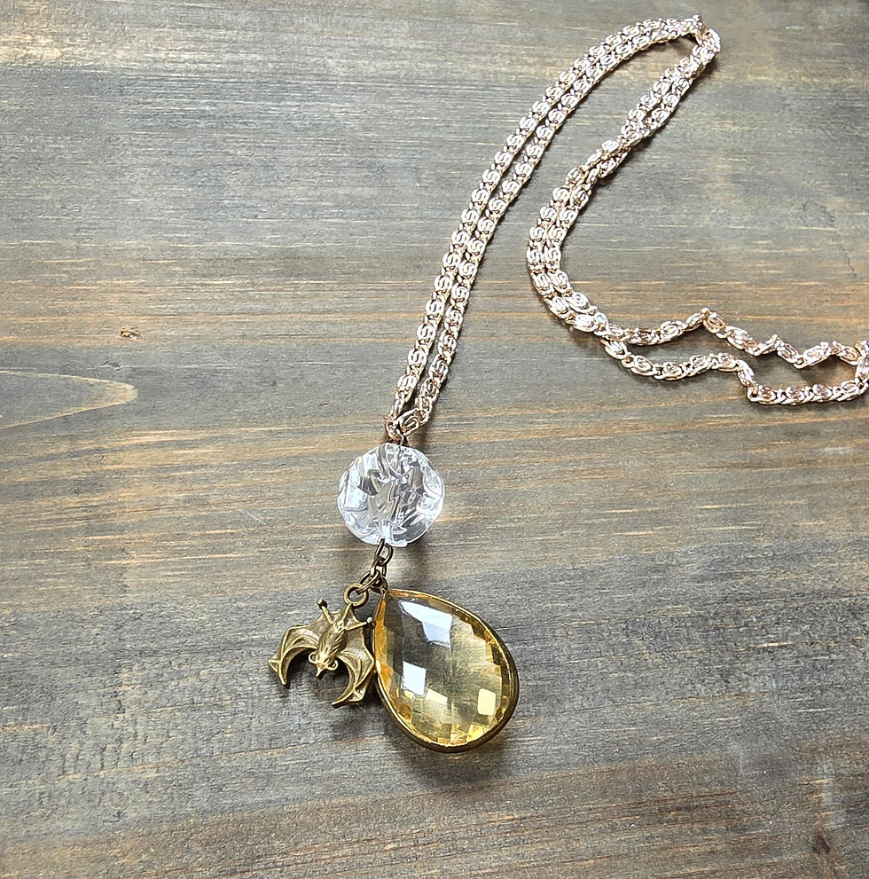 Thumbnail: Jeweled Bat Necklace