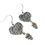 Thumbnail: Skull Heart Earrings