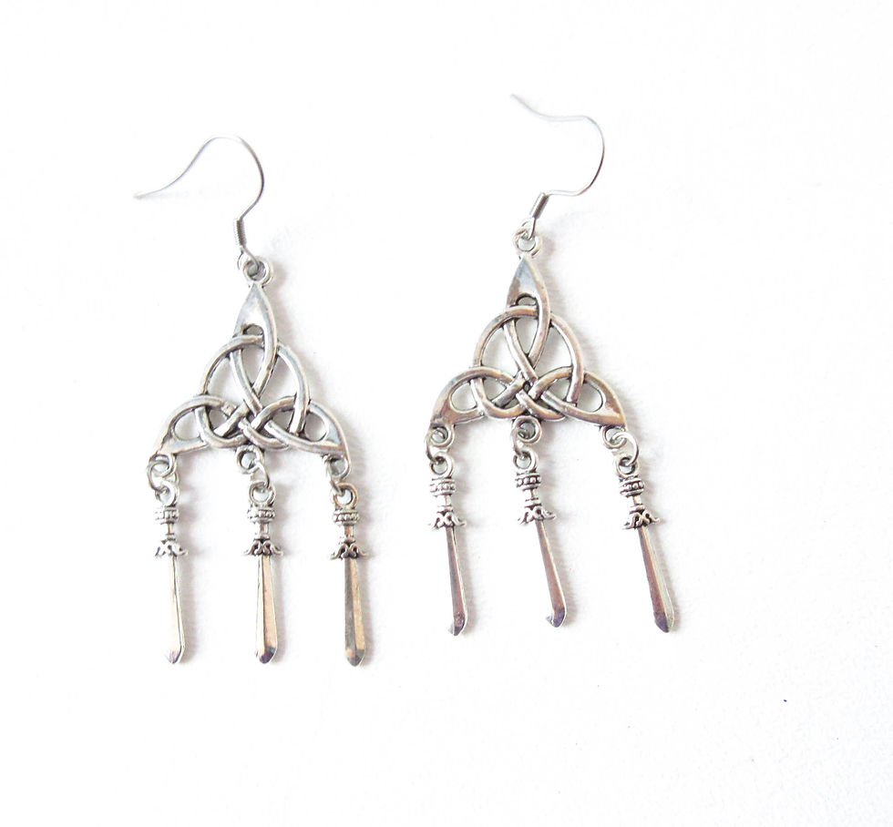 Celtic Dagger Earrings