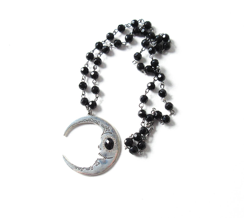 Thumbnail: Rhinestone Moon Necklace