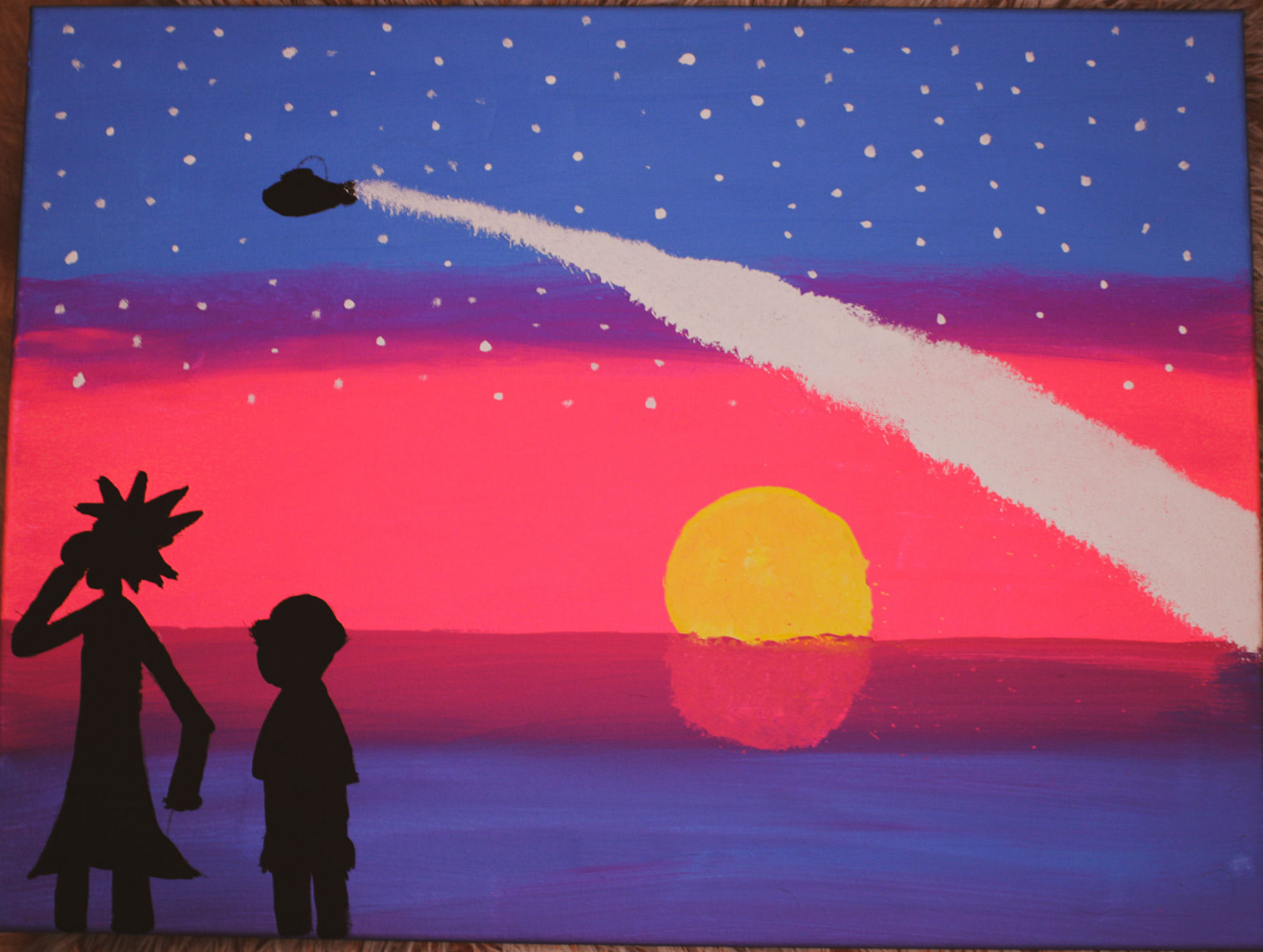 Rick & Morty Sunset