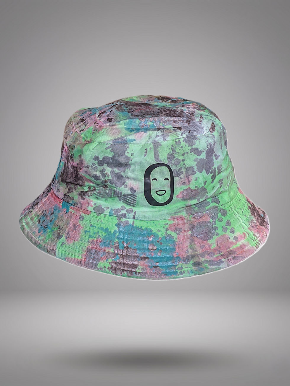 Handmade NYIANSU bucket hat featuring traditional African Adire and Bogolan patterns.