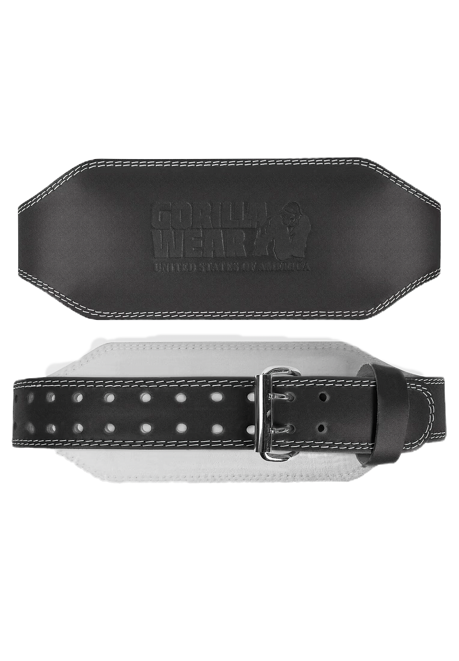 Gorilla Wear 4 Inch (10 Cêntimetros) Leather Lifting Belt