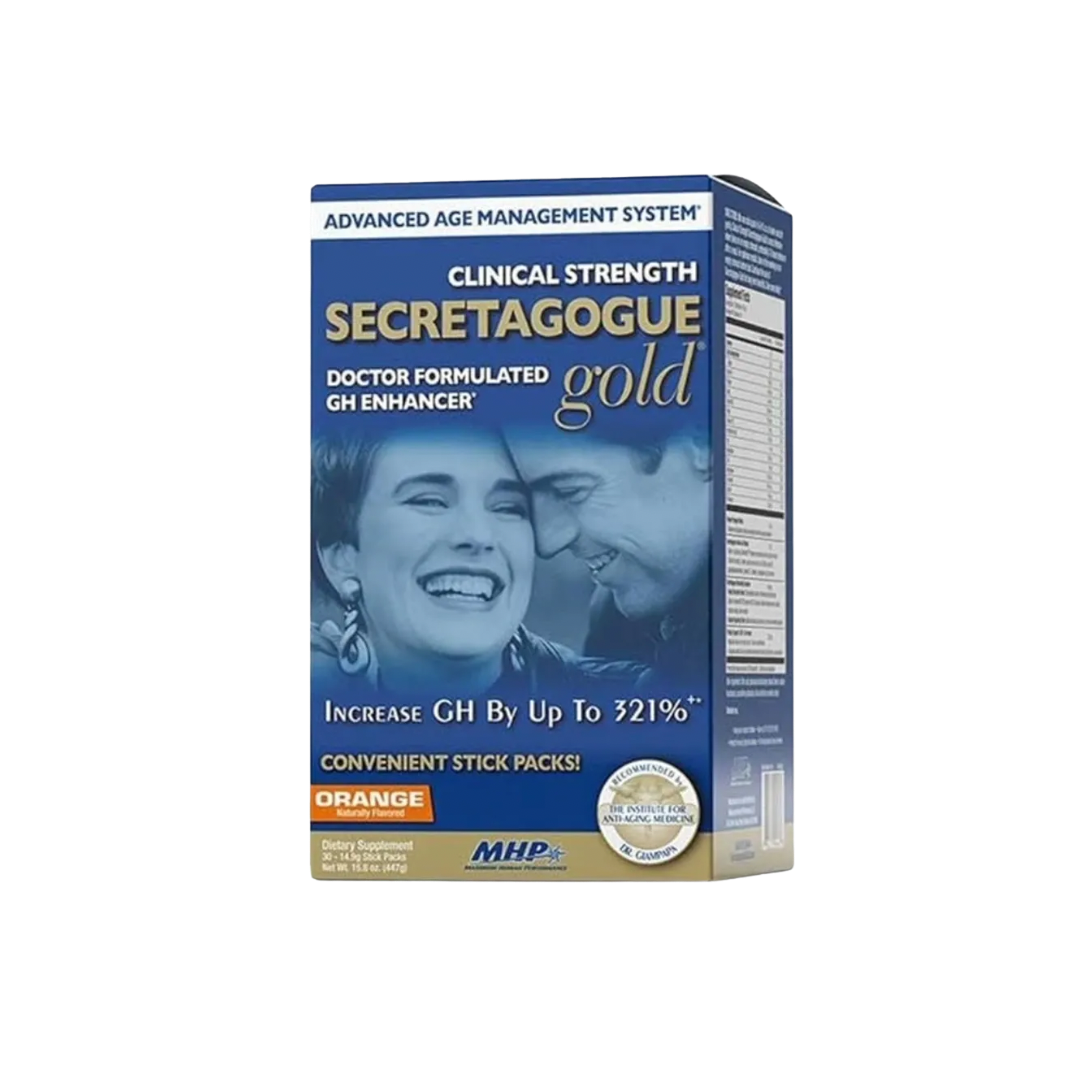 Clinical Strength Secretagogue Gold - 30 Saquetas - Orange
