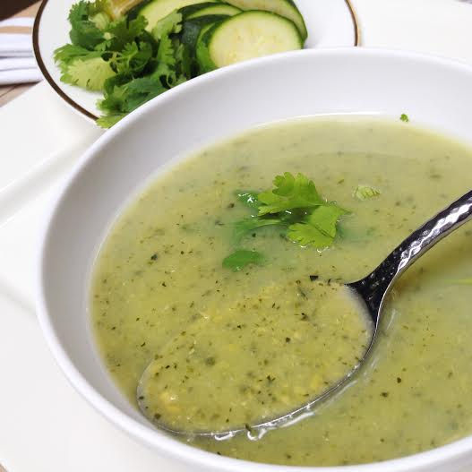 Zucchini Cauliflower Soup