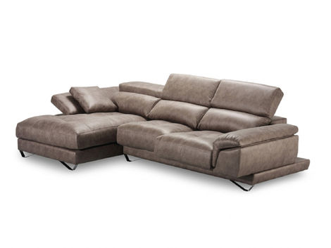 CHAISELONGUE BORJA DIVANI STAR DOBLE COJÍN VISCO Y FIBRA CABEZAL RECLINABLE